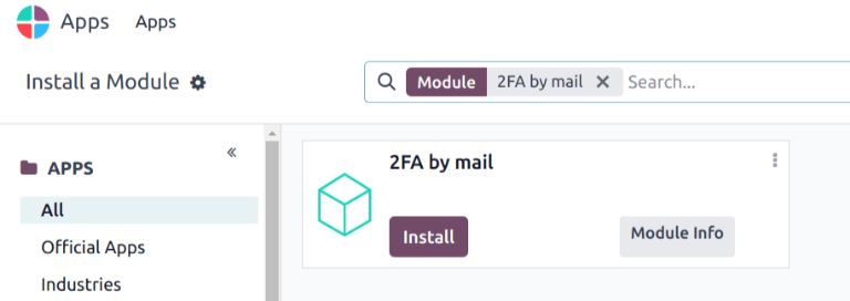 アプリダイレクトりのメールによる2FA(2要素認証)モジュール