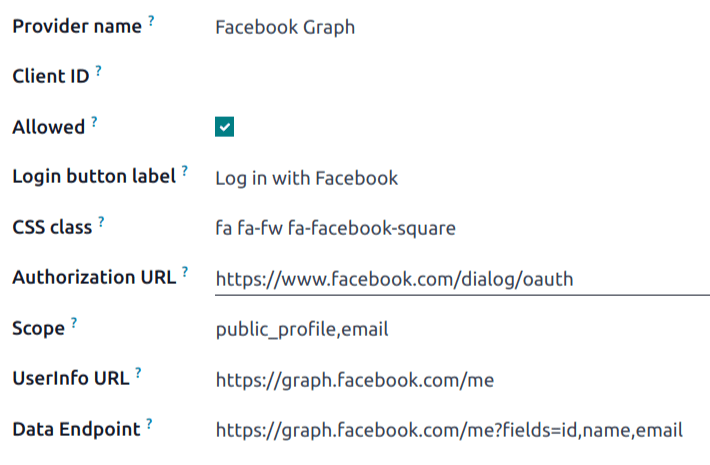 OdooのFacebook Graphレコード