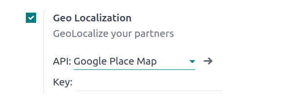 Google Places API キー