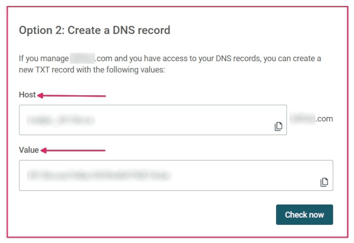 TXTレコードは、ドメインのDNSに入力する情報です。