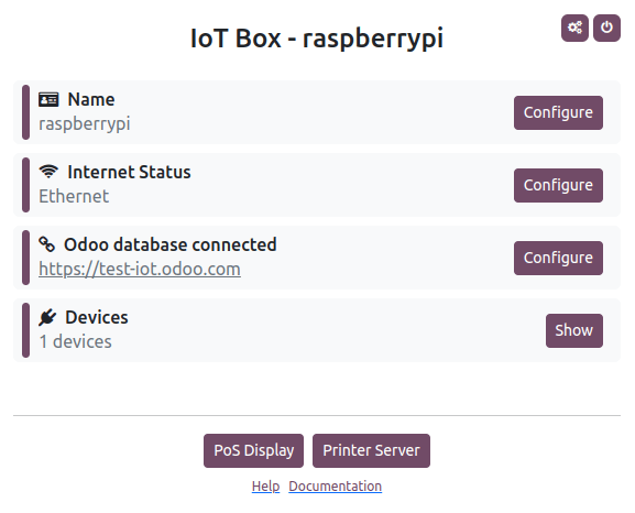 IoT Boxのホームページ